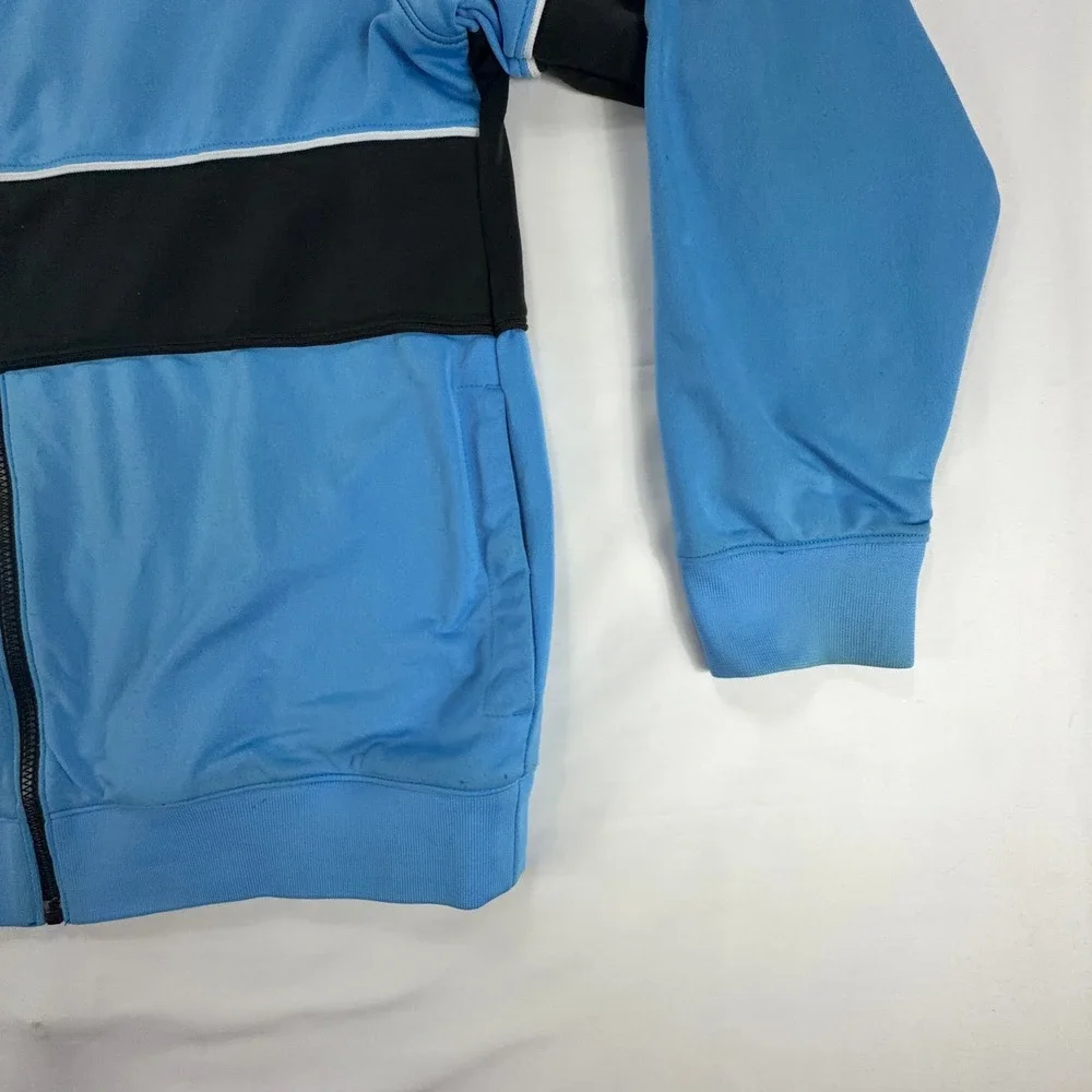 Air Jordan Full Zip Track‎ Jacket Mens XL Black Blue Retro Athletic Logo